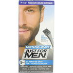 Just For Men Brush In Color Gel Mustache And Beard Medium Dark Brown M 40 Pack Of 2