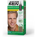 Just For Men Shampoo-In Color Dark Blond H-15 front view packaging for men's hair coloring