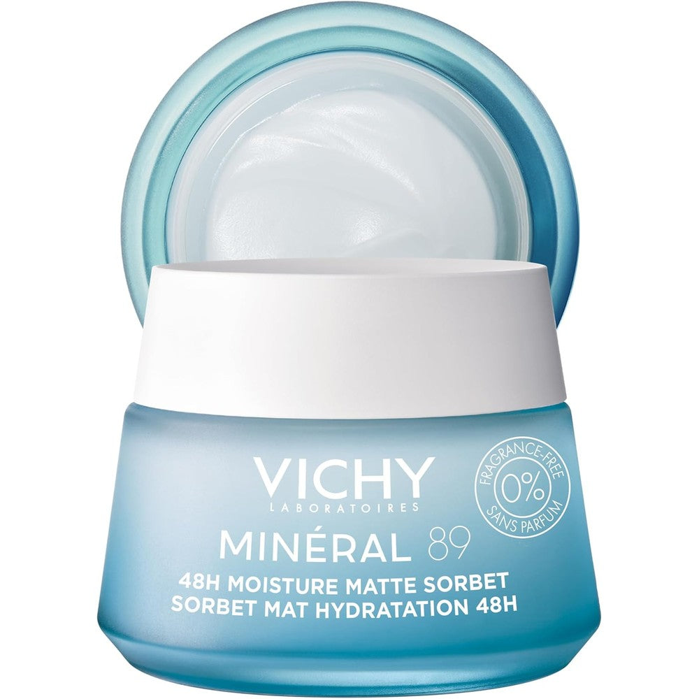 Vichy Mineral 89 Fragrance Free Cream front view face moisturizer