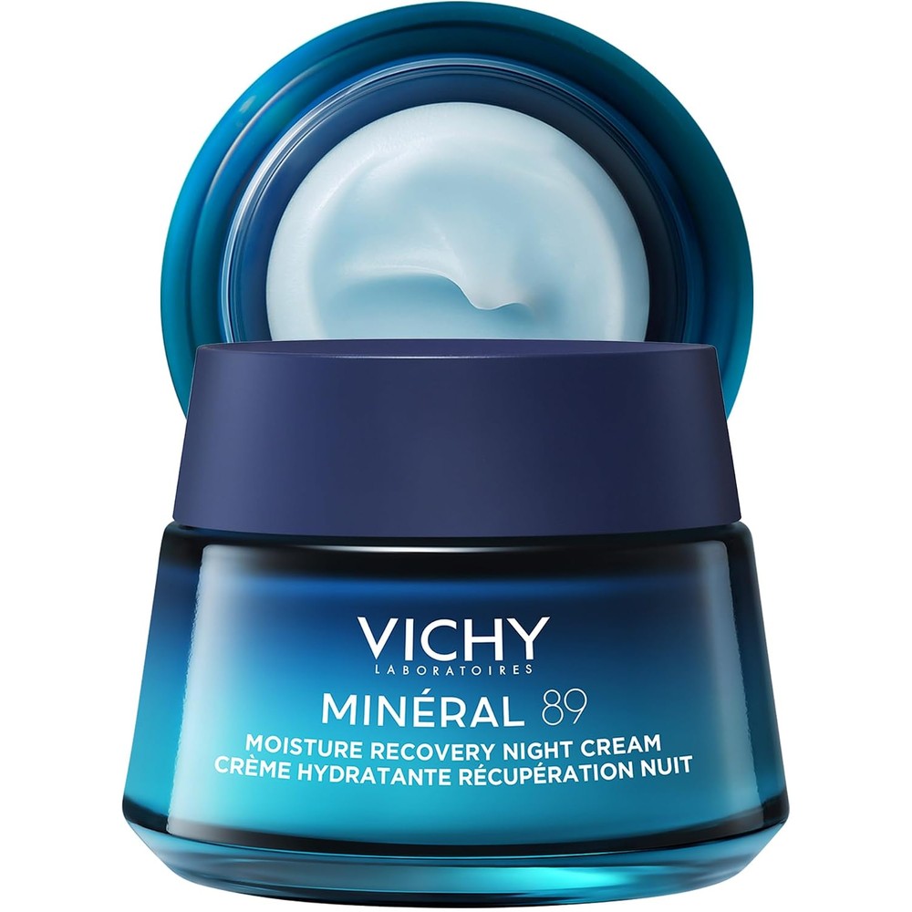 Vichy Mineral 89 Moisture Recovery Night Cream front view packaging