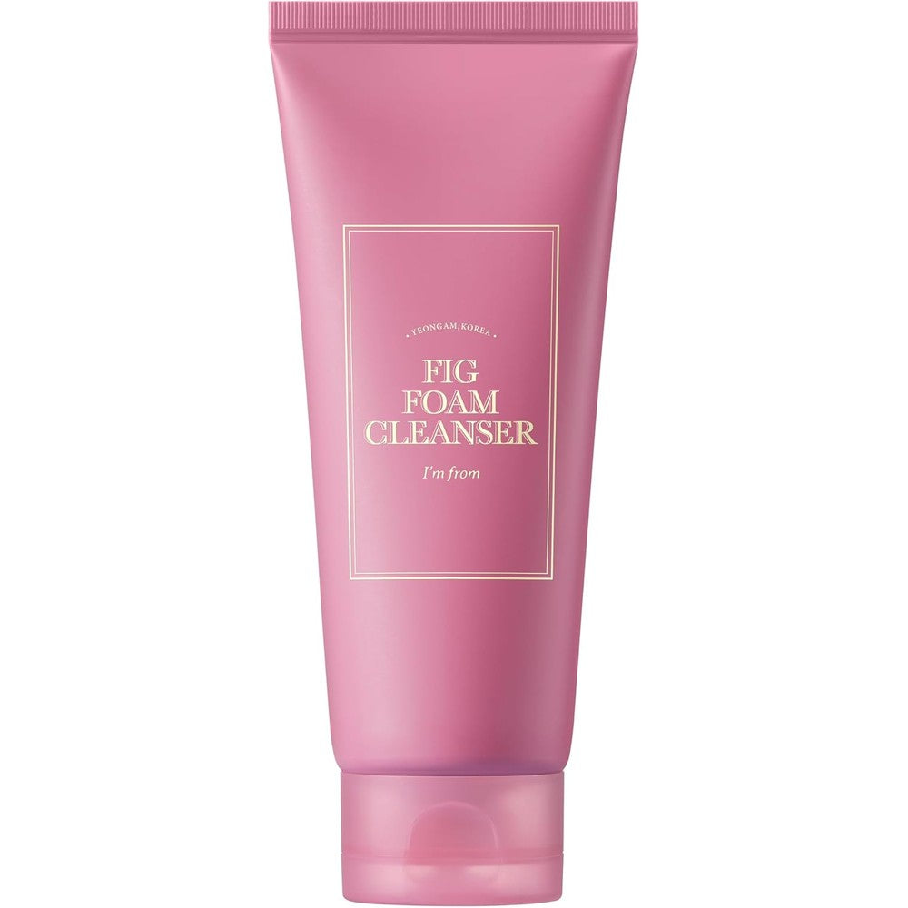 I'm From Fig Foam Cleanser Korean Daily Gentle Face Wash For Oily And Sensitive Skin Sebum Control Creamy Bubble Lather 5.07 Fluid Ounce