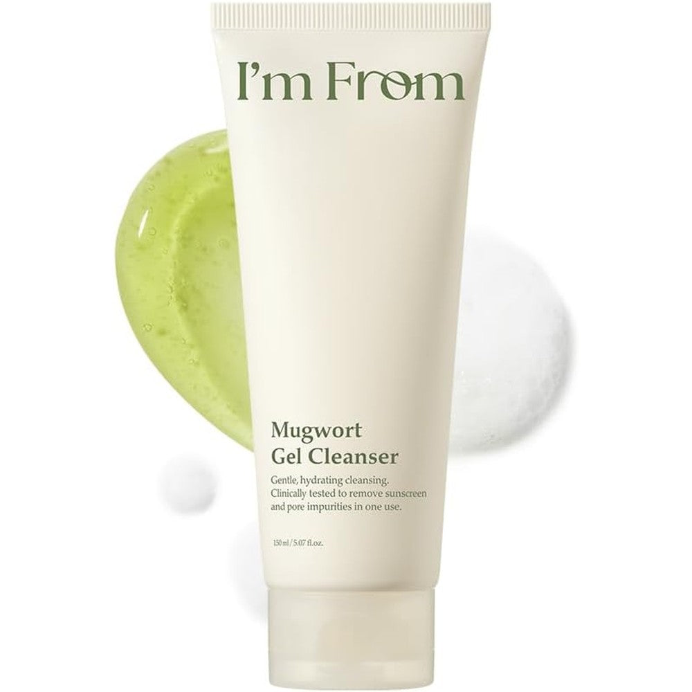 I'm From Mugwort Gel Cleanser Mild Low pH Calming And Soothing Face Wash For Sensitive Skin 150ml