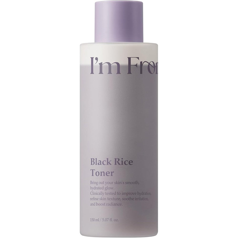 I'm From Black Rice Toner For Oily Skin Sebum Control Lightweight Korean Skin Care With Niacinamide And Panthenol Fragrance Free 150ml 5.07 Fluid O...