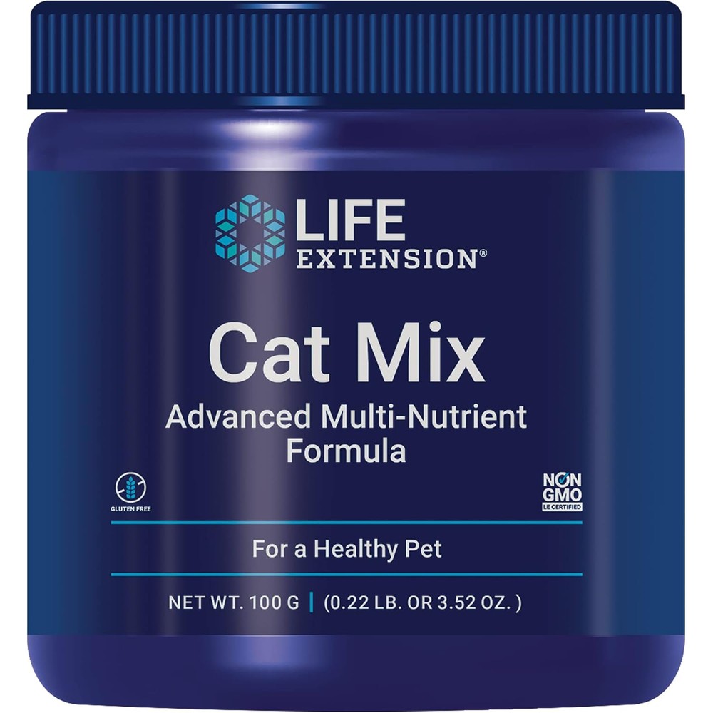 Life Extension Cat Mix powder 100 grams front view