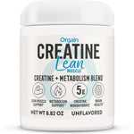 Orgain Micronized Creatine Monohydrate Lean Muscle Powder With Metabolism Blend Unflavored 50 Servings 8.82 Ounces