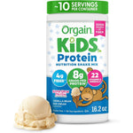 Orgain Kids Dairy Protein Powder Shake Mix Vanilla Bean Ice Cream Flavor With Grass Fed Protein And Vitamins One Pound