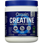 Orgain Micronized Creatine Monohydrate powder front view