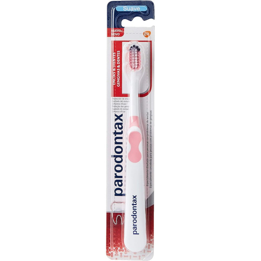 Parodontax Soft Toothbrush For Gums And Teeth Helps Stop And Prevent Bleeding Gums Manual Toothbrush For Plaque Removal One Count