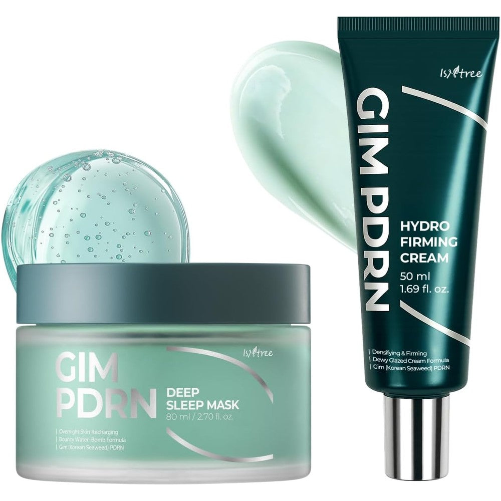 IsNtree Gim PDRN Deep Sleep Mask and Hydro Firming Cream front view