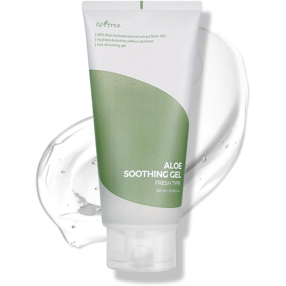 Isntree Aloe Soothing Gel Fresh Type 300ml front view for hydration