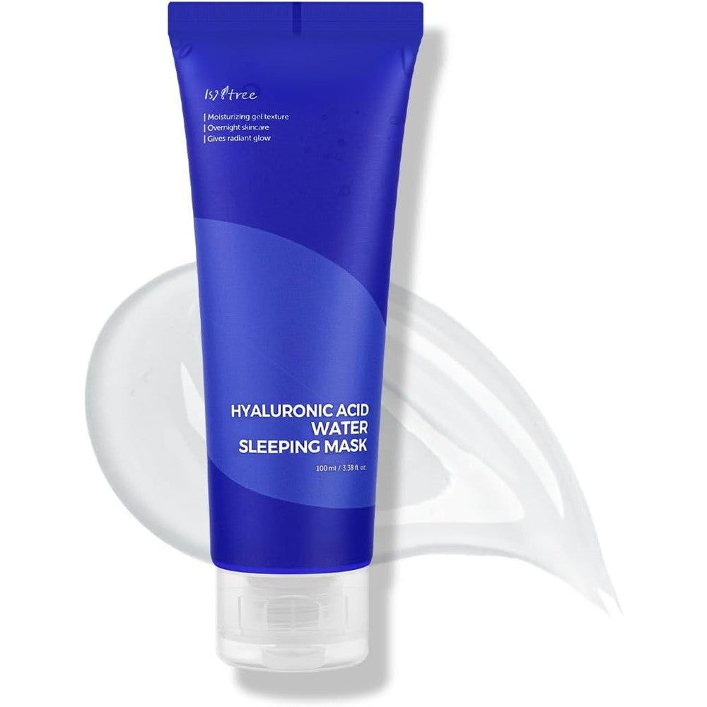 Isntree Hyaluronic Acid Water Sleeping Mask Deep Hydration Overnight Gel Mask For Radiant Glow 100ml 3.38 Fluid Ounces