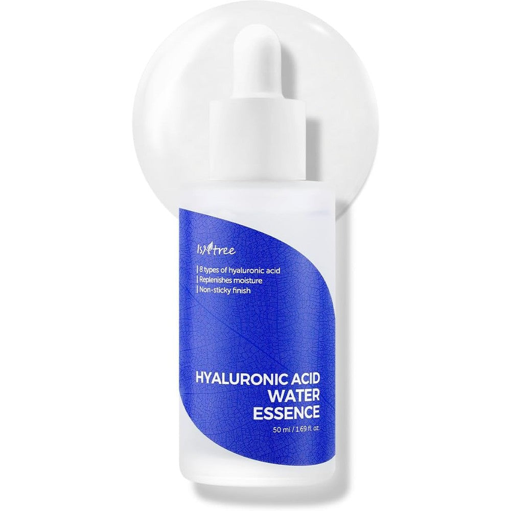 IsNtree Hyaluronic Acid Deep Hydrating Face Water Essence Facial Serum For Dry and Sensitive Skin 1.69 Fluid Ounces