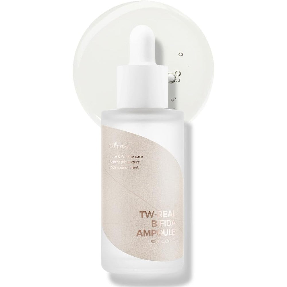Isntree TW-Real Bifida Collagen Ampoule Anti-Aging Face Serum With Peptides For Skin Barrier Repair And Brightening 50ml 1.69 Fluid Ounce