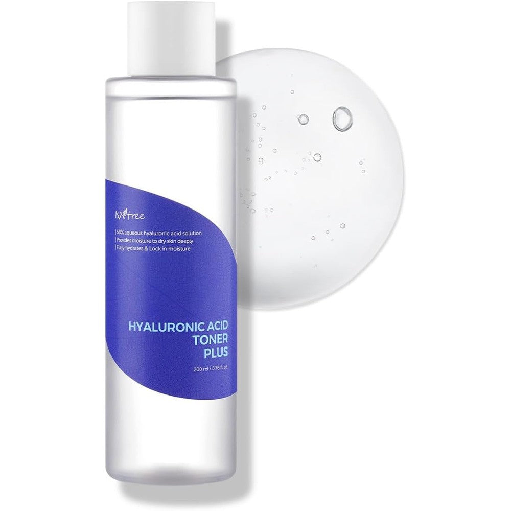 Isntree Hyaluronic Acid Hydrating Toner Triple Moisture Barrier Support Unscented Korean Skincare 200ml 6.76 Fluid Ounce