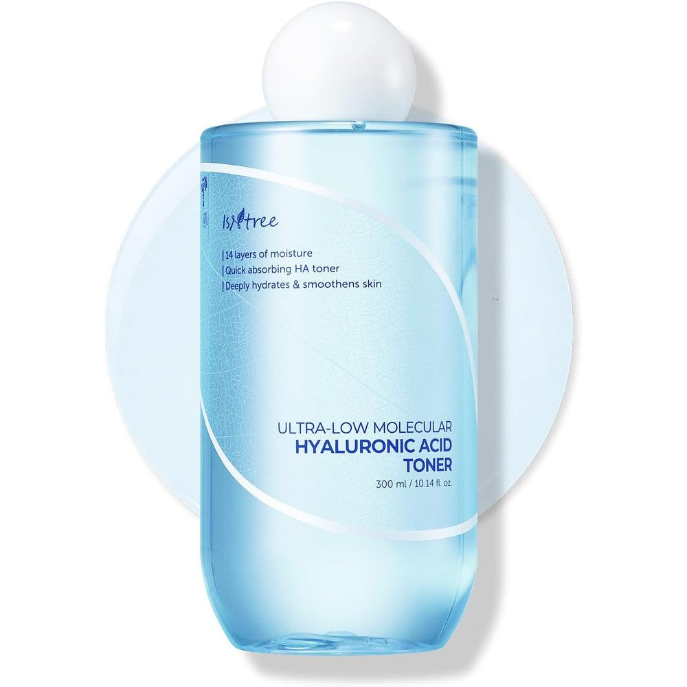 Isntree Ultra Low Molecular Hyaluronic Acid Toner front bottle view