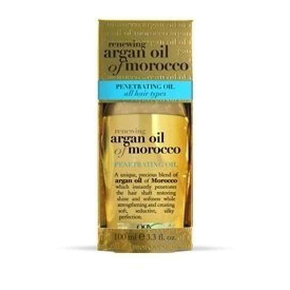 Ogx Renewing Argan Oil Of Morocco Penetrating Hair Oil Treatment For All Hair Types 3.3 Fluid Ounces 100 Milliliters