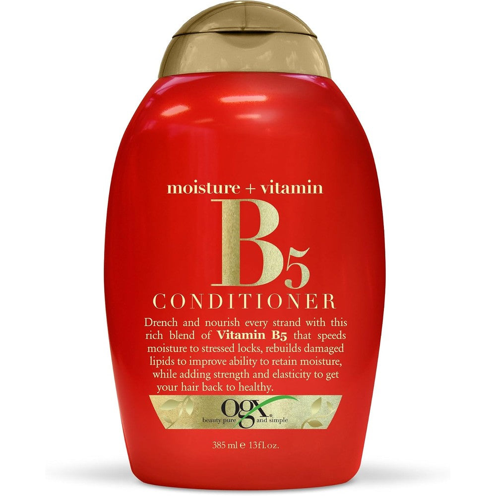 OGX Moisture Plus Vitamin B5 Conditioner 13 Ounce front view bottle