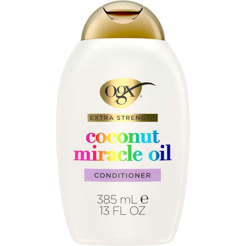 OGX Extra Strength Damage Remedy Coconut Miracle Oil Conditioner front view bottle