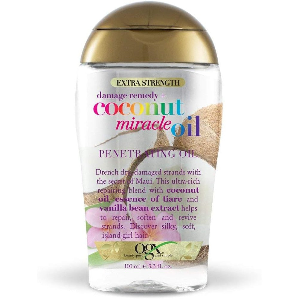OGX Coconut Miracle Oil Penetrating Oil pack of two front view