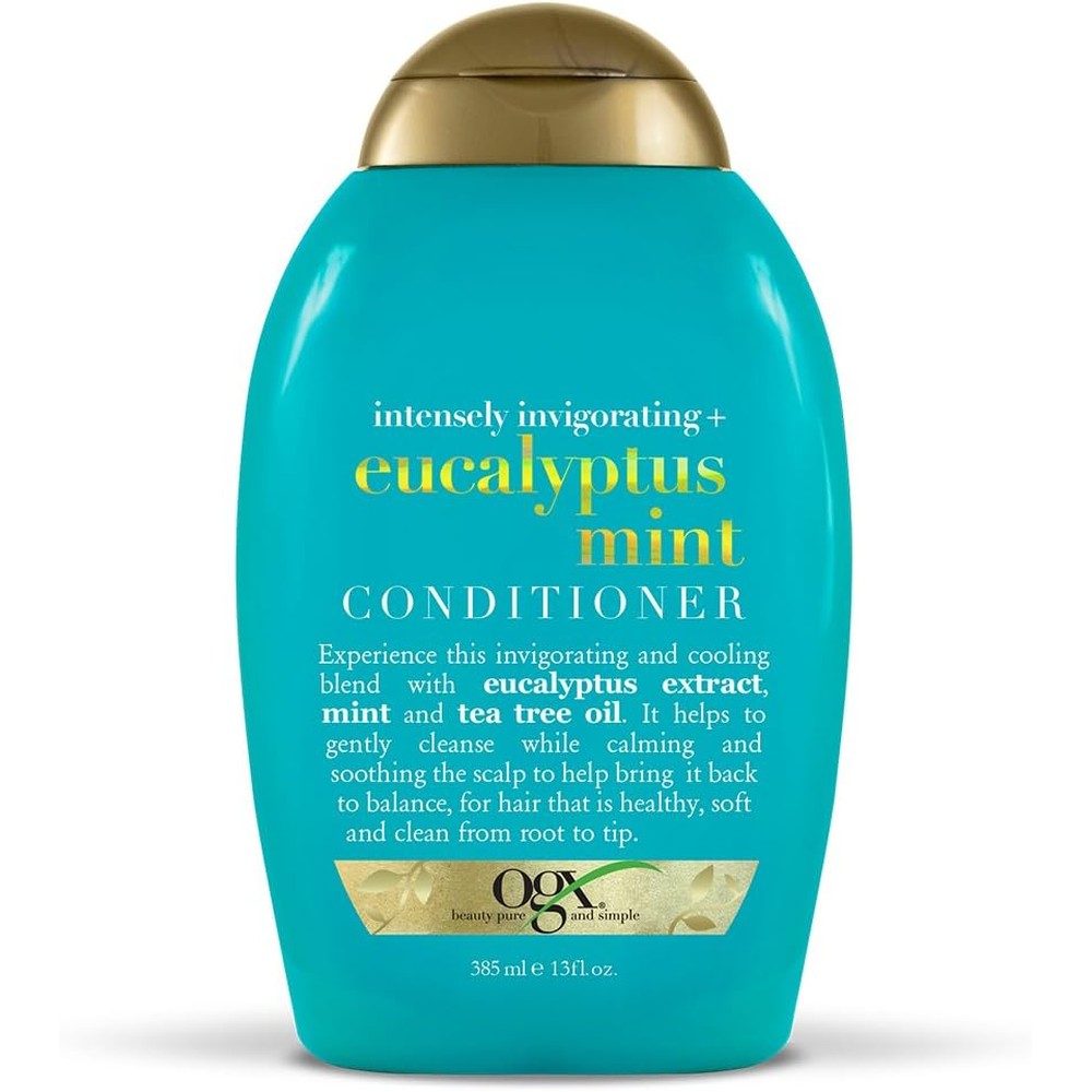 OGX Intensely Invigorating Eucalyptus Mint Conditioner front view bottle