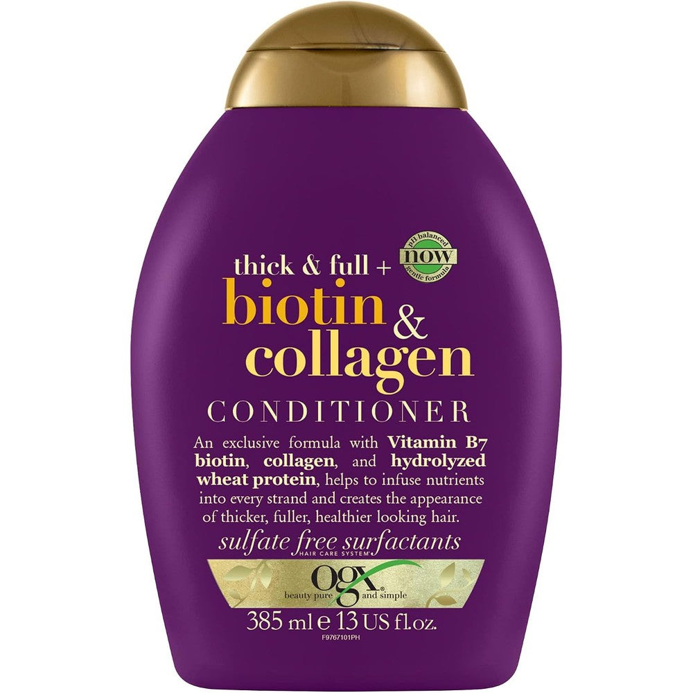 OGX Thick and Full Biotin and Collagen Conditioner bottle front view