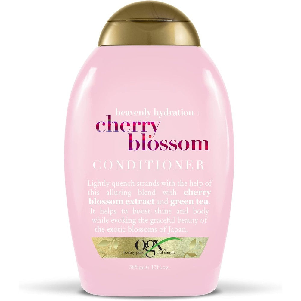 OGX Rejuvenating Heavenly Hydration Cherry Blossom Ginseng Conditioner For Shine And Volume 13 Fluid Ounce