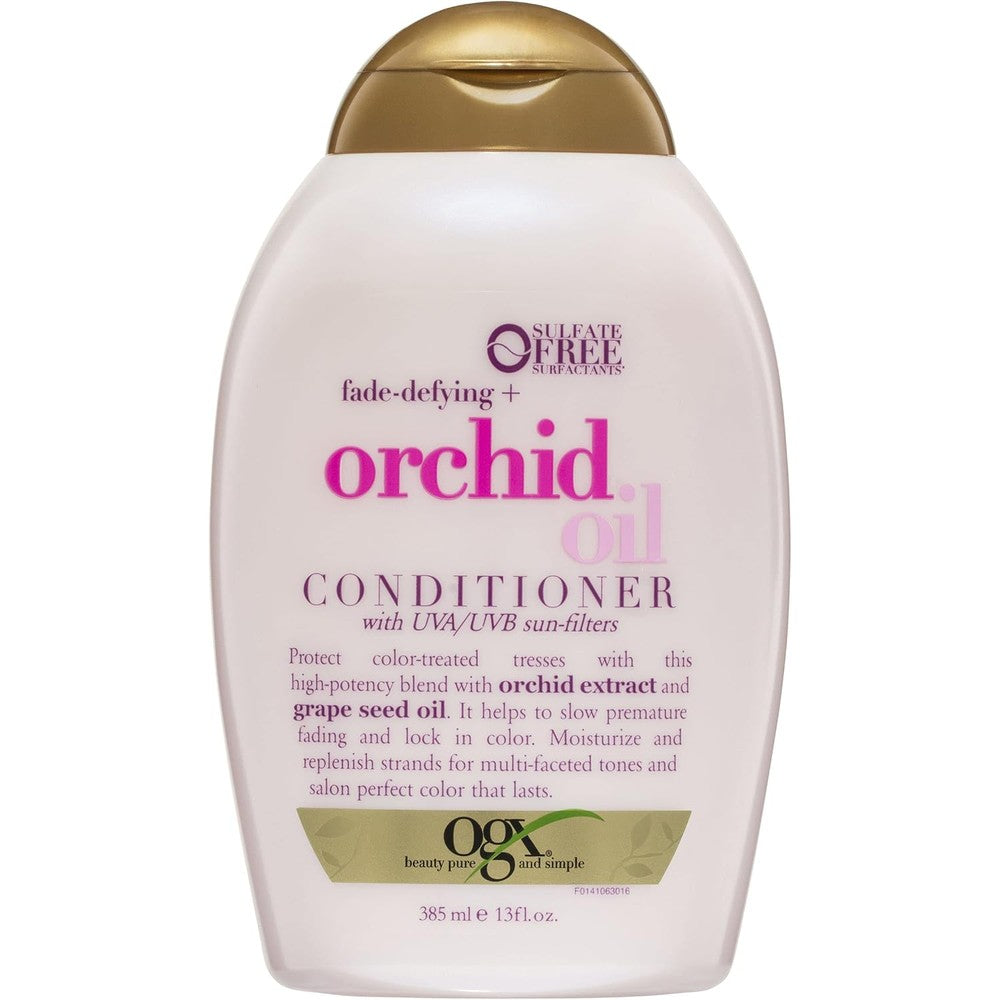 OGX Fade Defying Orchid Oil Conditioner front view bottle
