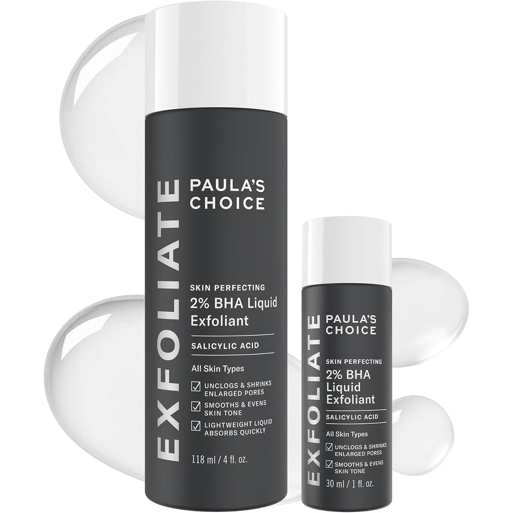 Paula's Choice Skin Perfecting 2% BHA Liquid Exfoliant front view bottle