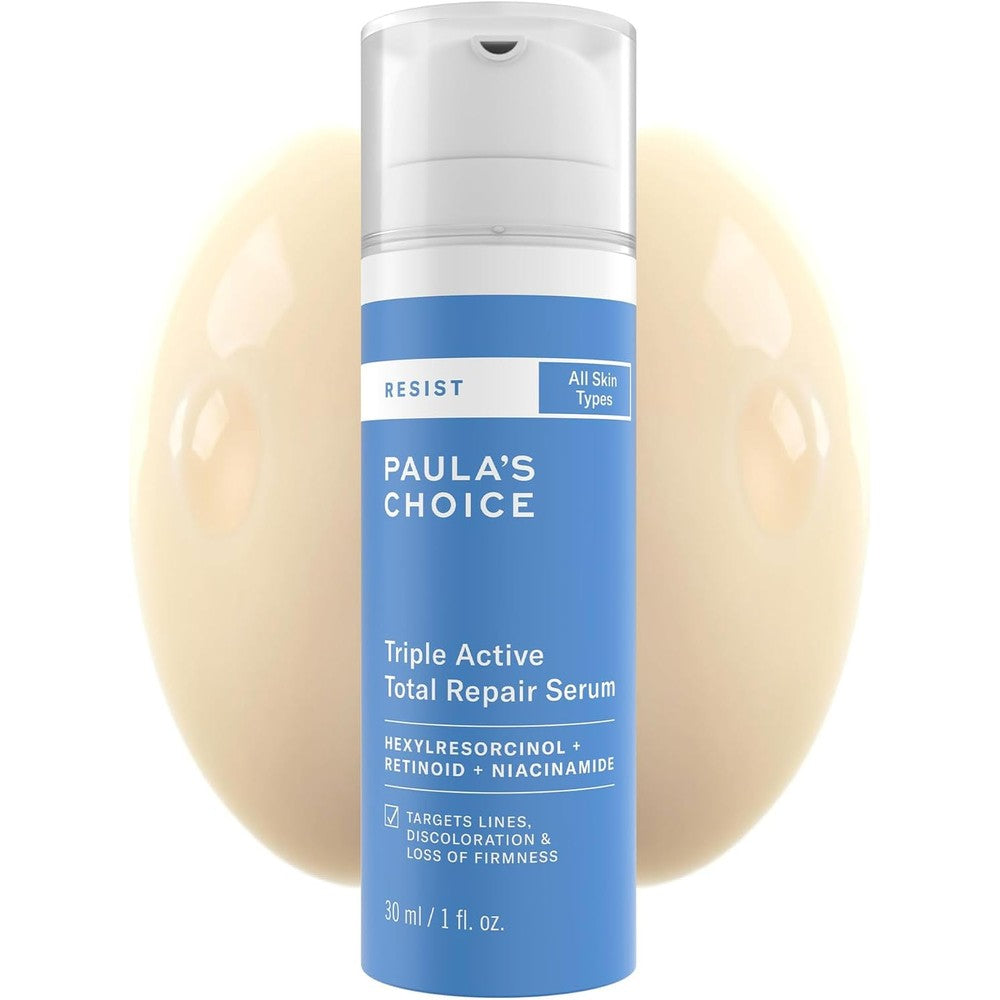 Paula's Choice RESIST Triple Active Total Repair Serum front view packaging