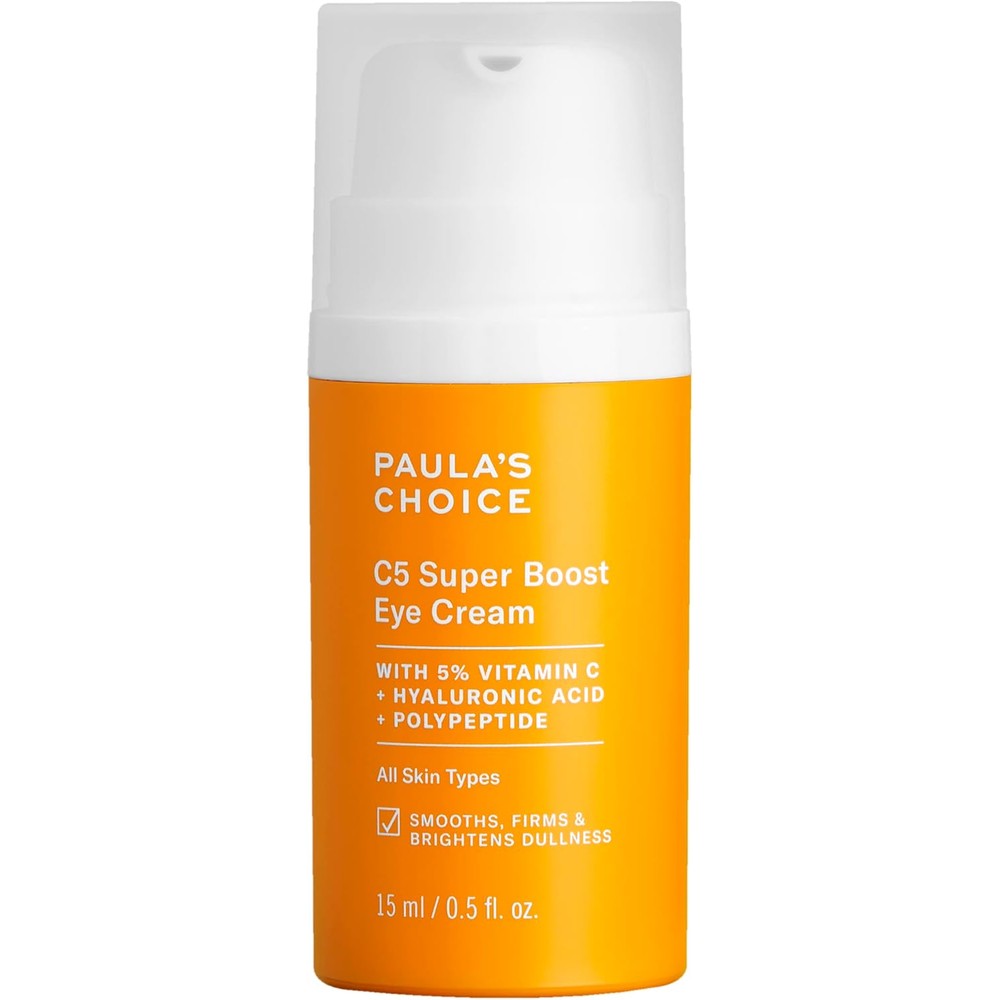 Paula's Choice C5 Super Boost Eye Cream front view packaging for dark circles treatment.
