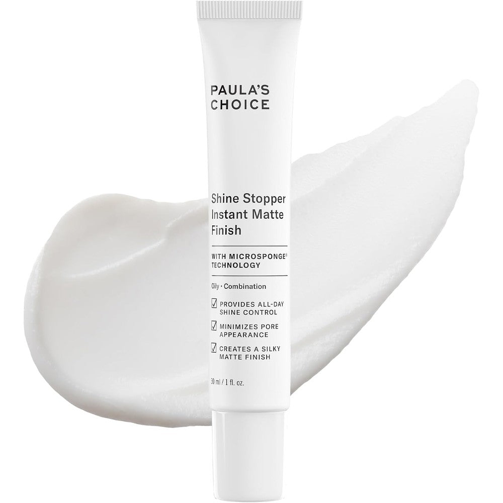 Paula's Choice Shine Stopper Instant Matte Finish Oil Control Primer And Pore Minimizer For Oily Skin 1 Ounce