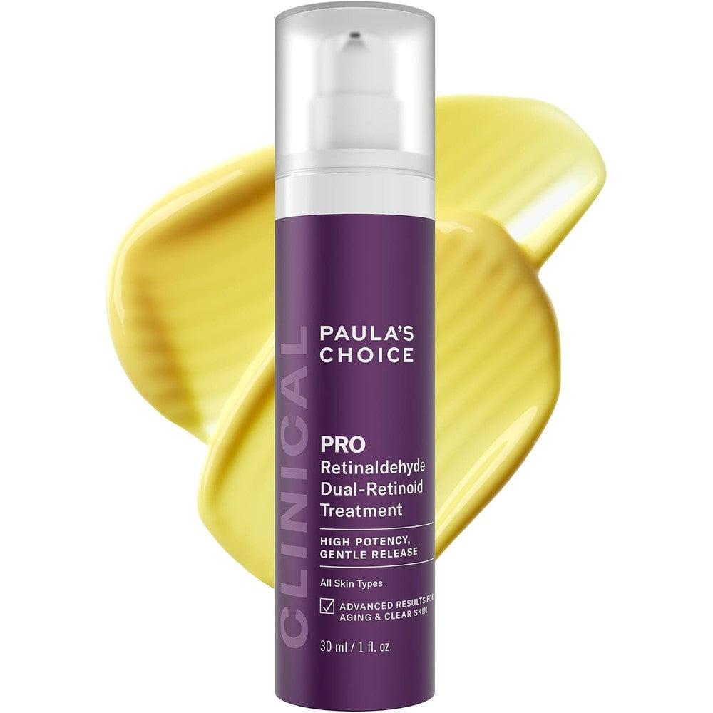 Paula's Choice Clinical Pro Retinaldehyde Dual-Retinoid Treatment bottle front view anti-aging serum