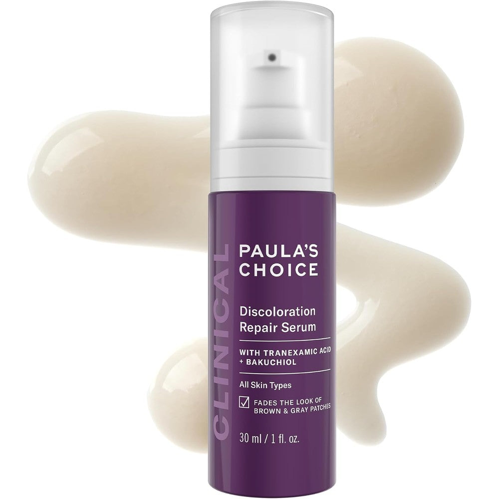 Paula's Choice Clinical Discoloration Repair Serum front view for uneven skin tone correction.