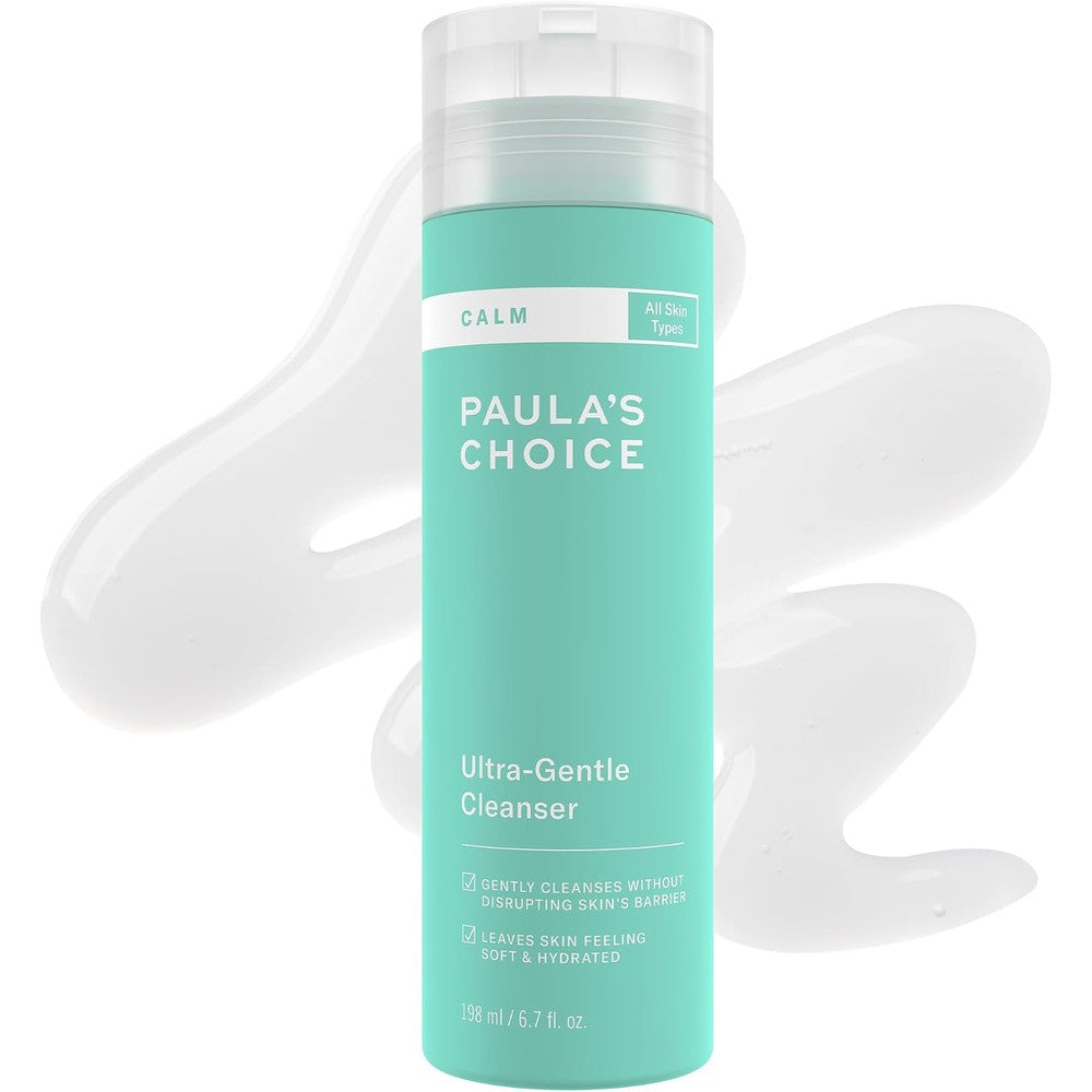 Paula's Choice CALM Ultra-Gentle Face Cleanser front view daily face wash for sensitive skin