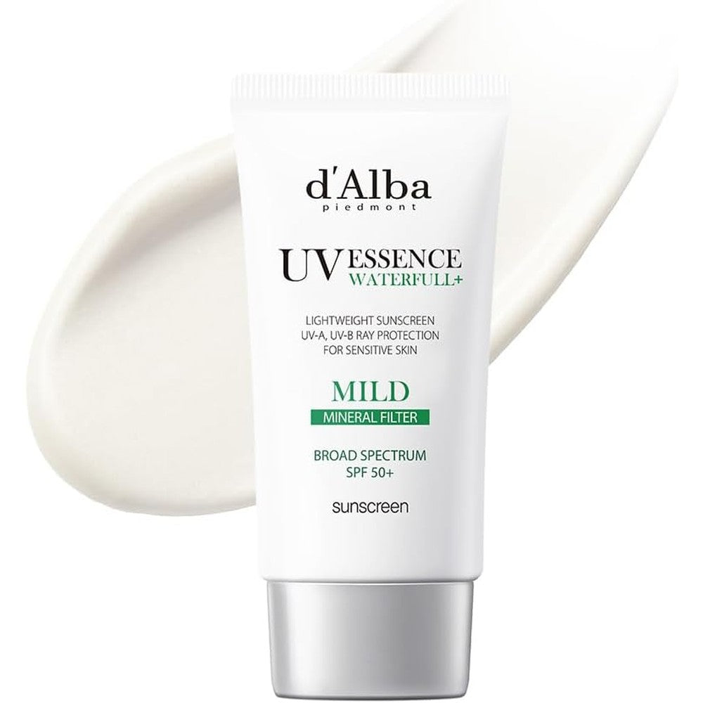 D'alba Piedmont Waterfull Mild Sunscreen front view authentic imported skincare