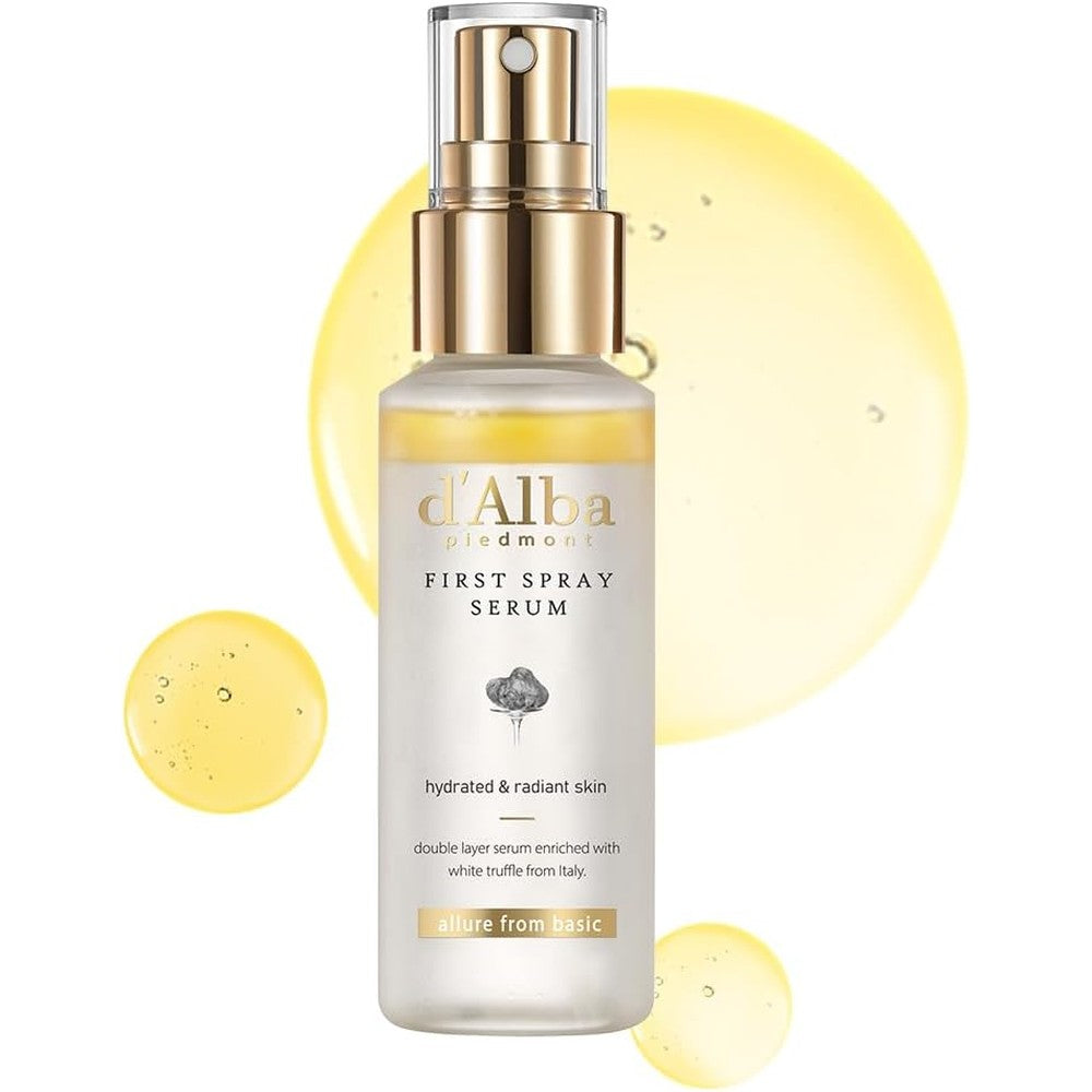 D'Alba Piedmont Italian White Truffle First Spray Serum bottle front view
