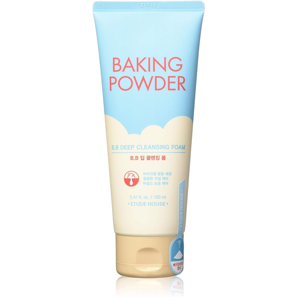 Etude House Baking Powder BB Deep Cleansing Foam front view pore purifying face wash