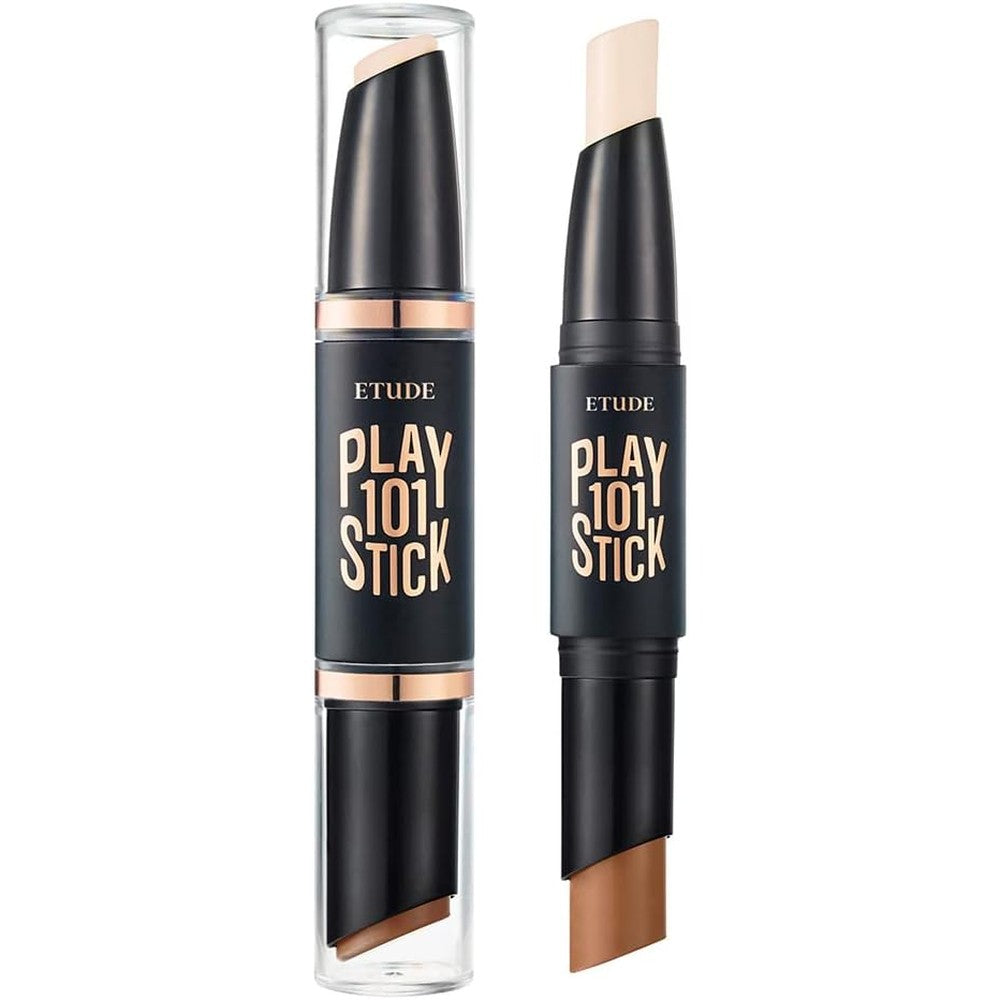 ETUDE Play 101 Stick Contour Duo Original front view dual ended cream makeup stick
