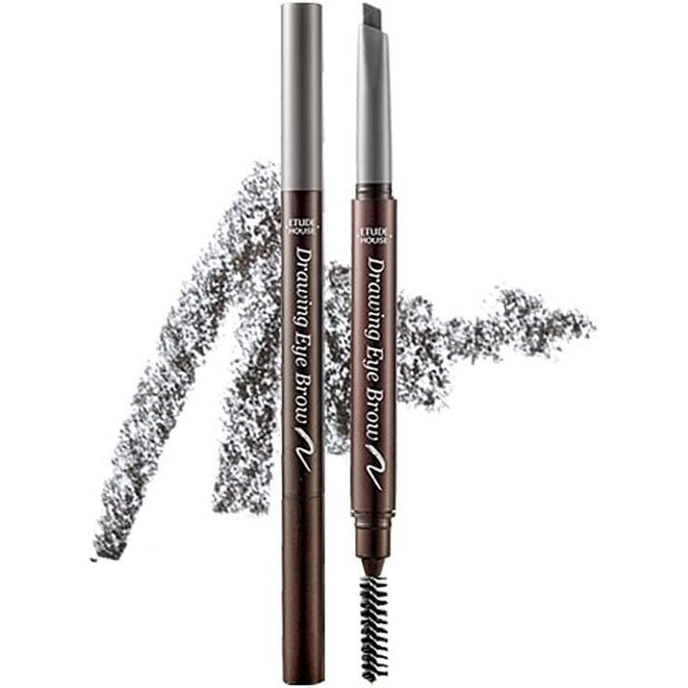 Etude Drawing Eye Brow Pencil Grey front view long lasting eyebrow makeup