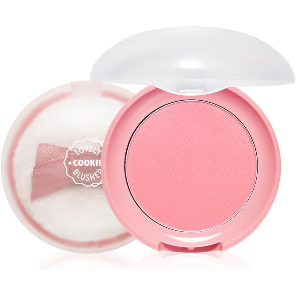Etude Lovely Cookie Blusher Grapefruit Jelly front view matte powder blush