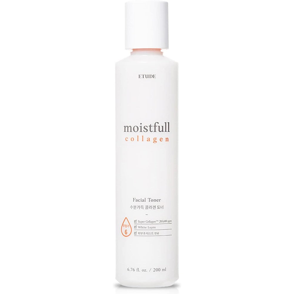 ETUDE Moistfull Collagen Facial Toner front view hydrating skincare bottle