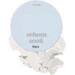 ETUDE Sebum Soak Pact front view authentic translucent mineral powder compact