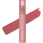 ETUDE Fixing Tint 05 Midnight Mauve liquid lipstick front view showing product packaging and applicator brush.