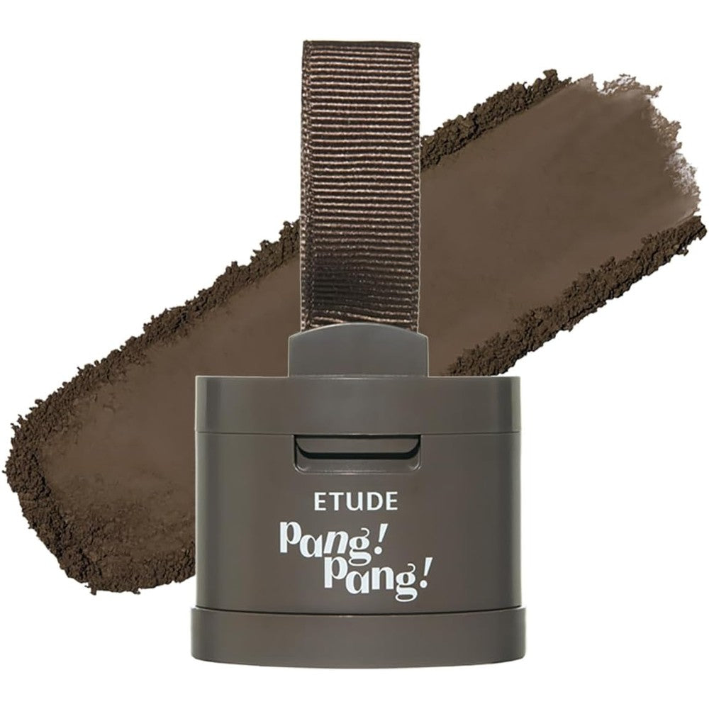 ETUDE Hair Pang Pang Hairline Powder in Dark Brown front view packaging