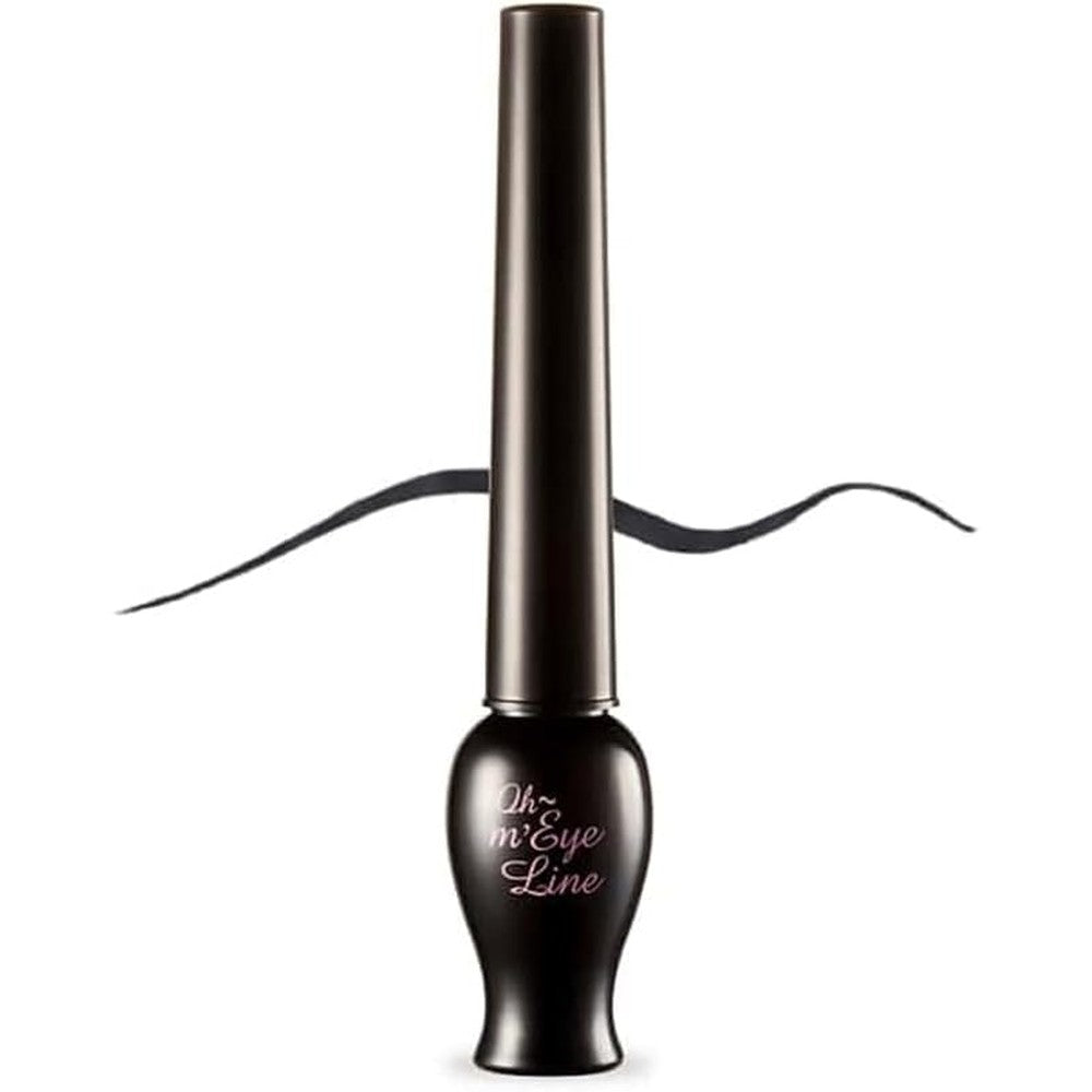 ETUDE Oh M'Eye Line Liquid Eyeliner in Gray front view showing sleek bottle and packaging