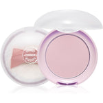 Etude House Lovely Cookie Blusher Lavender Lemon Macaron compact front view showcasing the Korean powder blush.