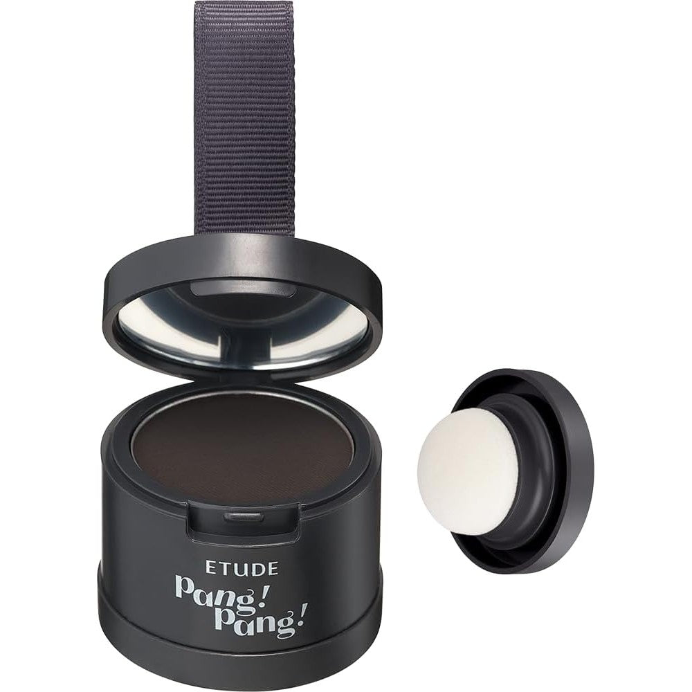 ETUDE Hair Pang Pang Hairline Powder Natural Black front view compact packaging