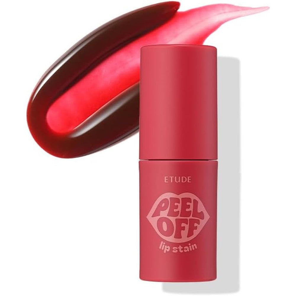 Etude Dear Darling Peel Off Lip Stain Blood Wine front view authentic Korean lip tint