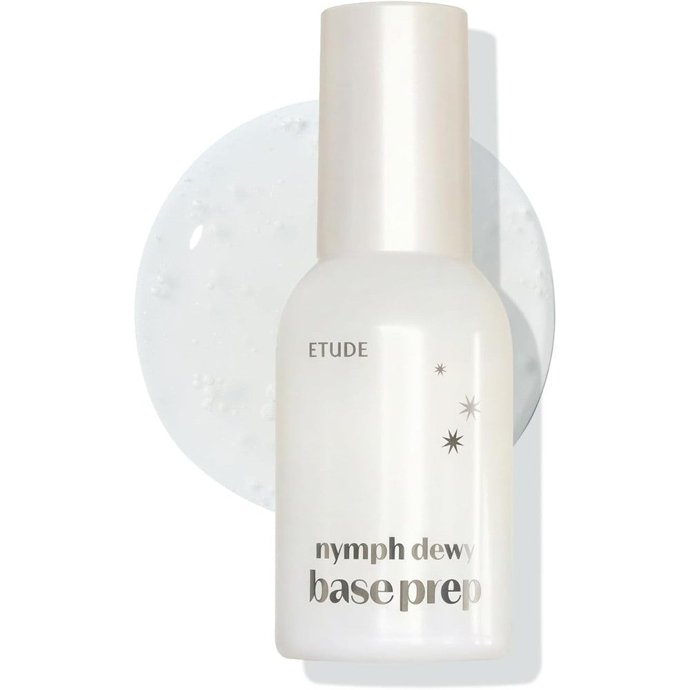 Etude Nymph Dewy Base Prep primer front view for radiant skin glow.