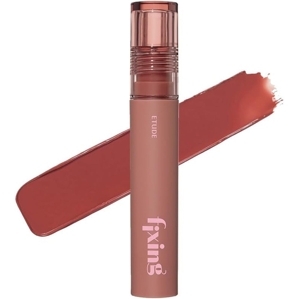 ETUDE Fixing Tint Baked Pecan front view of liquid lipstick packaging